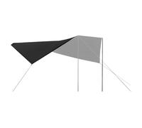 Car Awning Sun Shelter, Waterproof Outdoor Camping Canopy, Shade Tent Tarp for Truck, Beach Trip, Picnic, Overlanding, Road Travel, Easy Setup 14x14x56cm