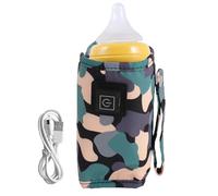 Car Baby Bottle Warmer, Milk Heat Keeper USB, 11.81x5.31x0.39 Inches Rapid Heating Bottles and Drink Warmer, Feeding Accessory for Travel, Camping, Outdoor Shopping Use