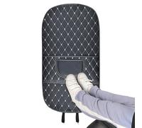 Car Backseat Protective Kick Mat - Multi Layer Fabric Construction, Scratch Resistant Panel, Universal Fit System, Easy Clean | Organizer, Child Protection, Pet Barrier, Daily Commute, Road Tr