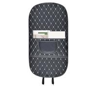 Car Backseat Protective Kick Mat - Universal Fit Construction, Easy Clean Fabric, Wear Resistant Panel, Secure Buckle Fastening System | Backseat Organizer, Child Foot Protection, Pet Barrier