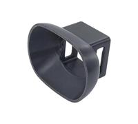 Car Backup Camera Rain Cover, 3D Printed Waterproof Lens Protector | Curved Arc Anti-Fog Rain Guard for Square Camera Lenses (approx. 23.5mm); Weatherproof Shield Against Rain, Snow, Dust, and