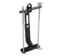 Car Battery Holder, Adjustable Crossbar Clamp, Solid Brass Fixing Tool, Space-Saving Design with Bolts, Fits 19-27cm, for Automotive, Garage, Workshop, Maintenance