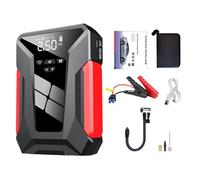 Car Battery Jump Starter, Portable Booster Pack, Long Lasting Power Supply, Tire Inflator Accessory, Auto Plight Kit, Ideal for Outdoor Work, Travel, Roadside Assistance, 1.97in