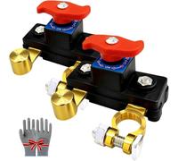 Car Battery Power Cut-Off Switch Breaker, 12-24v Pure Copper Car Battery Cut off Switch, Adjustable Batterys Disconnect Switchs for Boat Rv Cars Truck (1Pc)