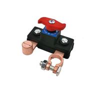 Car Battery Power Terminal Link Hub with Master Cut Off Switch, Heavy Duty Disconnect Isolator for 12V/24V Systems - Universal Circuit Breaker & Power Cutoff (Alloy style)