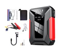 Car Battery Starter - High Capacity Power Bank & Jump Start Box, Integrated LED Flashlight + USB Ports | Resistant ABS Casing - For Sedans & SUVs