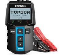 Car Battery Tester 12V Load Tester, TOPDON BT100 100-2000 CCA Automotive Alternator Tester Digital Auto Battery Analyzer Charging Cranking System Tester for Car Truck Motorcycle ATV SUV Boat Yacht