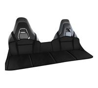 Car Bed Backseat Extender - Felt | Composite Board Rear Seat Mattress Plate | Vehicle Sleeping Storage Organizer Cushion Support For Camping Travel Napping Family Festival Road Trip Use