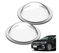 Car Camera Cover - Acrylic, Lens Protector, 360 Degree Panoramic Design | Scratch Resistant Rain Proof Material, Anti Stain Waterproof, Bumper Camera Guard For Road Trips, Commuting, Touring