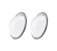 Car Camera Lens Cover - 2 pezzi Clear Anti-Glare Shield | HD Automotive Front Rear Backup View Cam Protectors, Camera Guard Shielding Cap Film For Road Trip Driving Safety, Trasparente