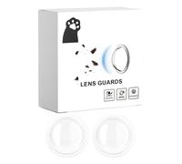 Car Camera Lens Cover - 2 Piece Clear Protective Rain Shield for Backup Camera | All Round Scratch Dust Guard for Safe Night Driving Commuting Road Trips Weather Protection