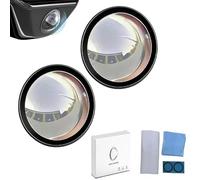 Car Camera Lens Protector,2pcs Car Backup Camera Protective Sticker,360° All-Round Protection,Anti-Glar,Anti-Scratch & Waterproof,Clear High-Transparency Design, For Most Vehicle(A)