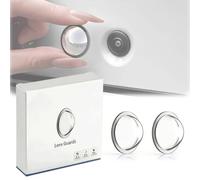 Car Camera Lens Protector,Car Backup Camera Clear High-Transparency Shield,360° Panoramic HD Waterproof Dustproof Durable Cars Lens Protective Sticker,Simple Adhesive Installation (2PCS)