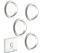 Car Camera Lens Protector,Car Backup Camera Protective Sticker,Clear High-Transparency Backup Camera Protector,Anti-Rain Anti-Scratch Rear View Camera Cover,Simple Adhesive Installation (4pcs)