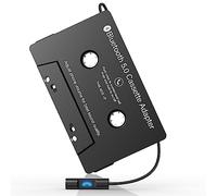 Car Cassette Adapter Aux Adaptador De Cassette per Coche de Bluetooth 5.0 Auxiliar con Controllo Microfono/Pulsante Rispondi alla Chiamata