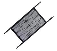 Car Ceiling Storage Fine Mesh Adjustable Buckle Two-Way Zipper Netting