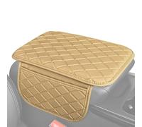 Car Center Console Cover, Leather Armrest Cushion Pad, Heightened Seat Box Support, Elbow Rest Protector, Built-in Storage Pockets for SUV Truck Vehicle Interior Comfort Daily Driving Travel Use