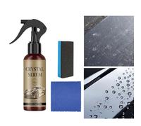 Car Ceramic Coating Spray - 100 ml 9H Protective Paint Sealant with Sponge and Towel for Detailing, | Hydrophobic Gloss Finish Coating Agent for Automotive Care Scratch Resistant Shine Use