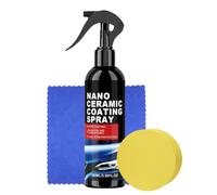 Car Ceramic Coating Spray, 100ml Exterior Paint Interior Polishing Solution, Car Coating Detail Spray, Hydrophobic Protection Coatings, Scratch Resistant Shine Sprayer For Sedans SUVs Pickup