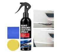 Car Ceramic Coating Spray 100ml, Exterior Paint Protection Detail Spray System, Gloss Enhancing Polishing Solution Kit, Hydrophobic Shine Sealant Coating, Automotive Care for Vehicle Use