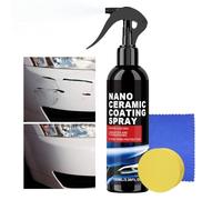 Car Ceramic Coating Spray, 100ml Paint and Interior Polishing Solution, 6.7x2.8x1.6 Inch Bottle with High-Gloss Build, Detail Spray, Modern Style, Gear for Sedans and SUVs