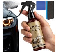 Car Ceramic Coating Spray, 100ml Paint Protection Kit, 1.53x6.57in Automotive Shine Restorer Set, Hydrophobic Car Coating Solution, Scratch Resistant Detailing Spray, Vehicle Protection for Ga