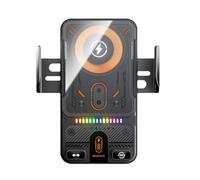 Car Charger - Wireless Fast Charging Phone Mount, Air Vent Auto Clamping Holder Cradle with 15W Power Output Secure Grip Design, Hands Free Charging Function, Ideal for Commuting Travel Navigation