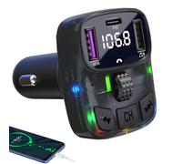 Car Charging Adapter | Fast Charging Adapter | Vehicle Charger Adapter | LED Ambient Light | Multifunctional Fast Car Charger For Phone, Vehicle Charger Adapter with Adjustable LED Ambient Light