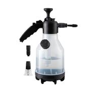 Car Cleaning Kit, Handheld Pressure Watering Can, 13.78x5.51 Inches Bottle with Three Nozzles, Vehicle Soap Lather Atomizer, Garden Pump for Yard, Lawn, and Vehicles Cleaning