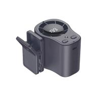 Car Clip Fan - ABS 1500mAh USB Rechargeable Air Cooler With LED Display 199