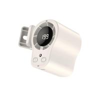 Car Clip Fan - ABS 1500mAh USB Rechargeable Air Cooler With LED Display 199