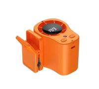 Car Clip Fan - ABS 1500mAh USB Rechargeable Air Cooler With LED Display 199
