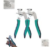 Car Clip Pliers and Disassembly Tools, Efficient Multifunctional Car Clip Pliers Disassembly Tools for Open the Panels, Easy to Remove Fasteners Buckles, and Rivets (Green *2)