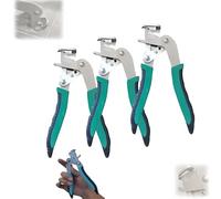 Car Clip Pliers and Disassembly Tools, Efficient Multifunctional Car Clip Pliers Disassembly Tools for Open the Panels, Easy to Remove Fasteners Buckles, and Rivets (Green *3)
