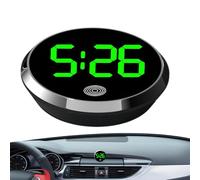 Car Clock, Digital Dashboard Clock, Touch Screen Watch, Led Display, Portable Battery Operated Timepiece, Bright Screening, for any vehicle Rv Truck Travel Home Office Classroom