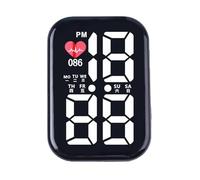 Car Clock - Digital Dashboard Time Display for Vehicle Interior | LED Screen with Adhesive Mount Compact Auto Timekeeping Accessory for Car Dashboard Decor Navigation Support Use