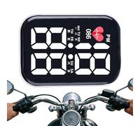 Car Clock - Digital Dashboard Time Display for Vehicle Interior | LED Screen with Adhesive Mount Compact Auto Timekeeping Accessory for Car Dashboard Decor Navigation Support Use