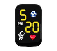 Car Clock LED Digital Clock - 4.6cm Mini Dashboard Time Display | Waterproof ABS Motorcycle Adhesive Luminous Timer | Universal Interior Auto Accessory - Compact Battery Powered