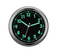 Car Clocks Dash - Orologio da cruscotto analogico al quarzo, piccolo orologio luminoso per auto | orologio da cruscotto appiccicoso per auto, auto, auto, barca, bicicletta, orologio sostitutivo