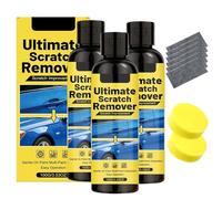 Car Cloth Scratch Remover, Car Scratch Repair Kit with Scratch Remover Paste, Cloth & Sponge, Restore Shine for Painted Surfaces (3Pcs)