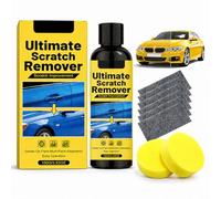 Car Cloth Scratch Remover Kit, Nano Cloth Car Scratch Remover with Paste and Sponge for Light Scratches, Scuffs and Swirl Marks (1pcs)