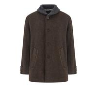 Car coat in lana e cashmere, Uomo, MORO, Taglia: XL