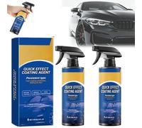 Car Coating Spray, 3 in 1 Quick Effect Coating Agent for Cars, Scratch Repair Polish & Shine Enhancer, Advanced Waterless Car Coating Spray (2 sets)