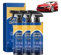 Car Coating Spray - Car Polish, CarSpray for Vehicles, Advanced Car Quick-Acting Coating Agent Spray, Quick Effect Coatings Agent, for All Car Models 120ML (3Pcs)