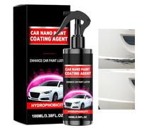 Car Coating Spray, Hydrophobic Paint Sealant Spray, Scratch Repair Protection Coating, Quick Shine Long Lasting Finish Formula, Easy Apply Nano Layer, 100ml, for Protection Cleaning Maintenance