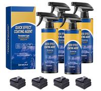 Car Coating Spray, Quick Effect Coating Agent, 2026 Advanced Quick Acting Coatings Spray for Car Shine and Surface Care (4 PCS)