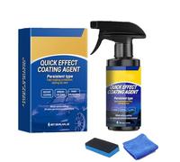 Car Coating Spray, Quick Effect Coating Agent, Car Scratch Repair Spray, Waterless Wash Quick Effect Scratch Polish, Car Scratch Remover Wax Polish, for Shine & Protection (1pc)