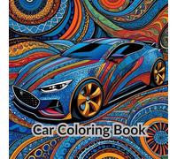 Car Coloring Book: Mandala Car Coloring Book
