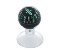 Car Compass Dashboard - Guide Ball Navigation Tool, Adjustable Suction Mount Compass | Portable Vehicle Ornament For Car, Truck, Suv, Boat, Rv, Travel, Outdoor Adventure, Marine Use