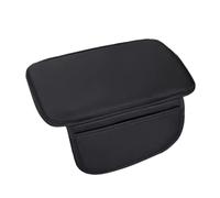 Car Console Cover - PU Leather Armrest Cushion, Raised Storage Pockets | Center Armrest Pad - Padded Comfort for Vehicle Consoles | PU Leather Cover with Side Pocket for Small Item Storage Pockets